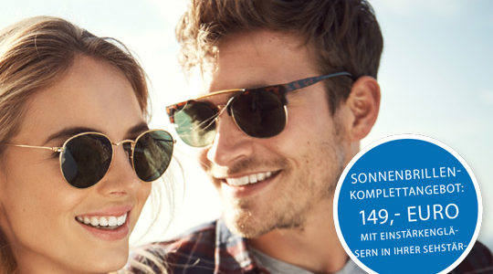 AKTION – Sonnenbrillen-Komplettangebot